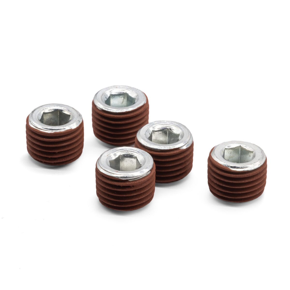 1/4" NPT M Plugs, 5 Piece Pack