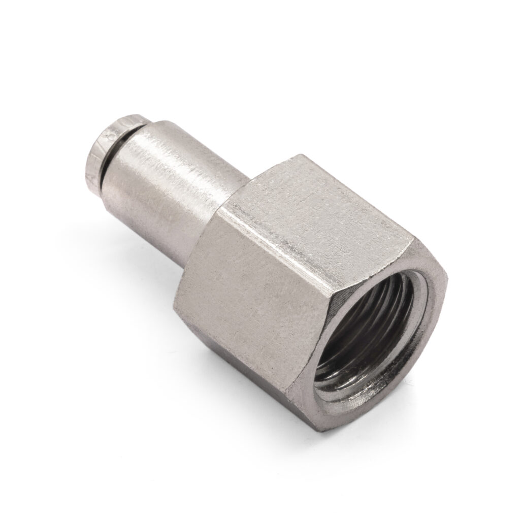 1/4" NPT(F) to 1/8" Airline Straight fitting DOT Approved