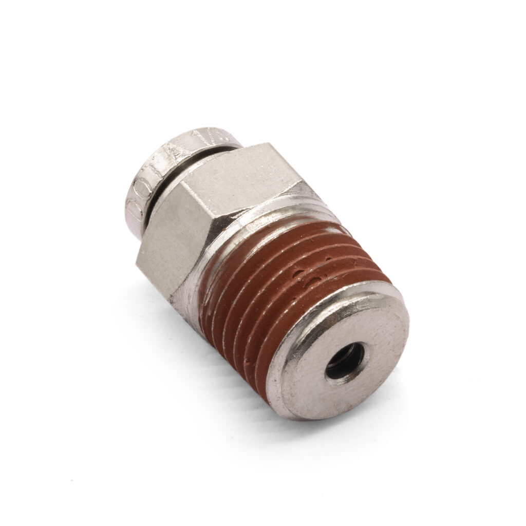1/4" NPT(M) to 1/4" Airline Straight fitting DOT Approved