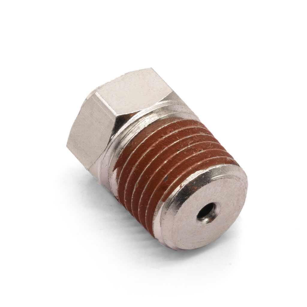 1/4" NPT(M) to 1/8" Airline Straight fitting DOT Approved