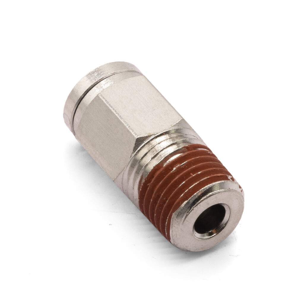 1/4" NPT(M) to 3/8" Airline Straight fitting DOT Approved