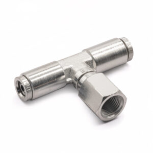 1/8" NPT(F) 1/4" to 1/4" Swivel T-Fitting Fitting DOT Approved