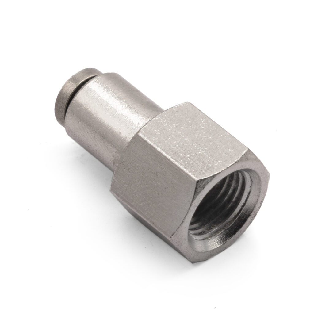 1/8" NPT(F) to 1/8" Airline Straight fitting DOT Approved