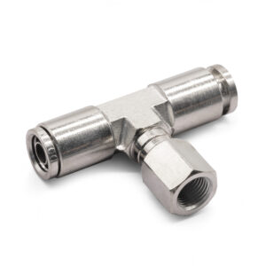 1/8" NPT(F) 3/8" to 3/8" Swivel T-Fitting Fitting DOT Approved