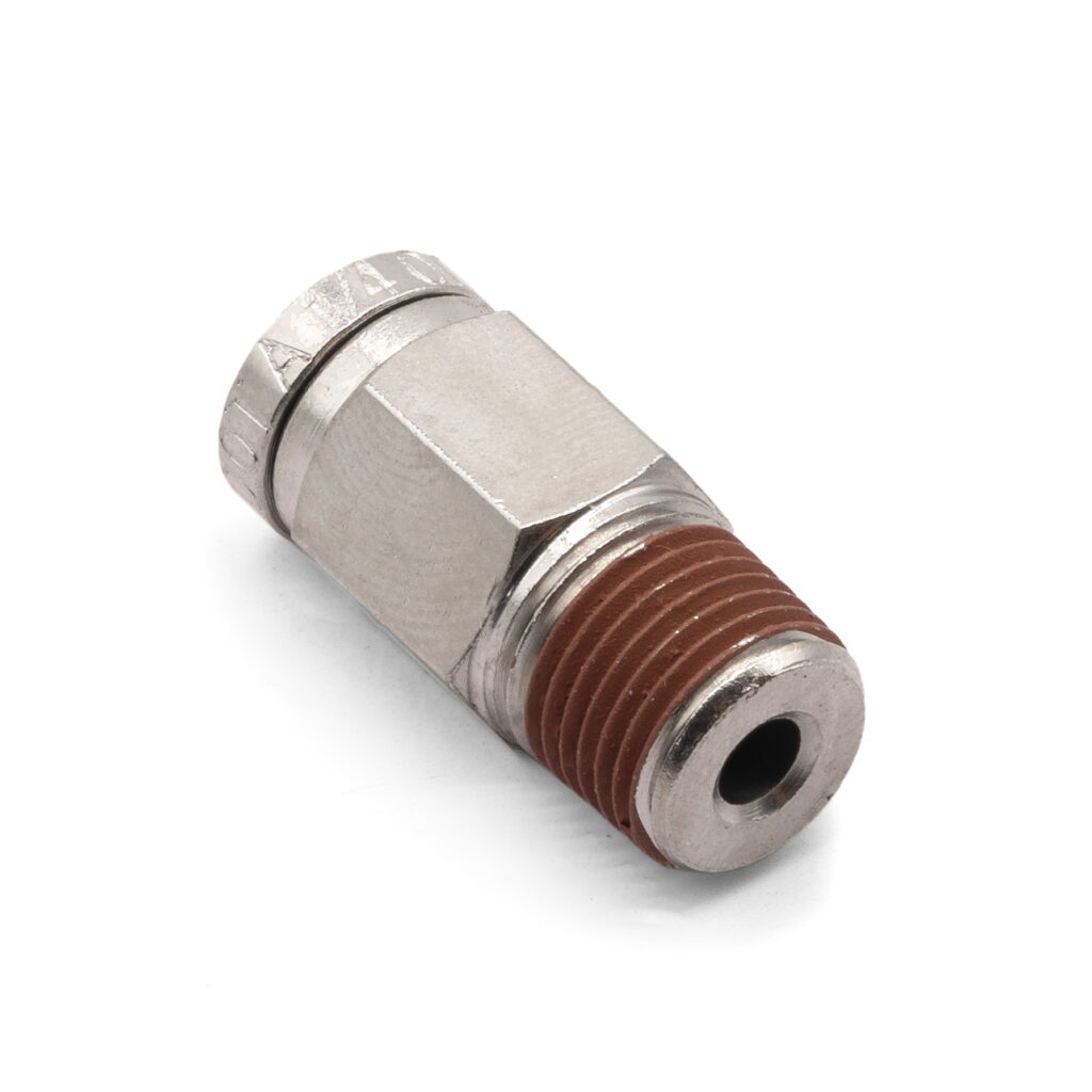 1/8" NPT(M) to 1/4" Airline Straight fitting DOT Approved