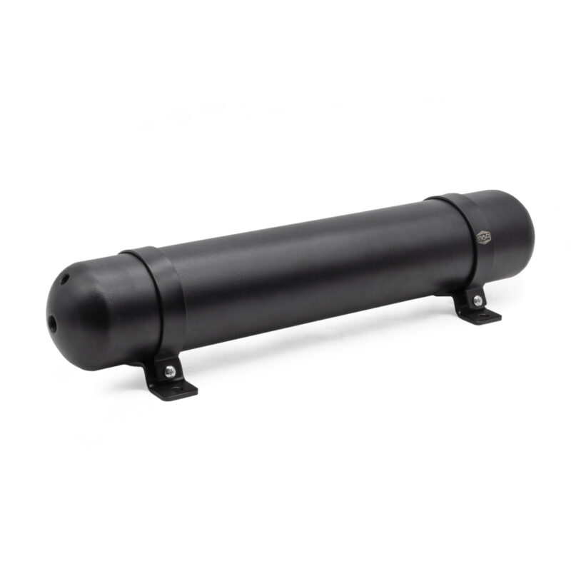 1.0 Gallon MOA Seamless Aluminium Skinny Satin Black Air Tank (5x NPT Ports, 200 PSI Rated)