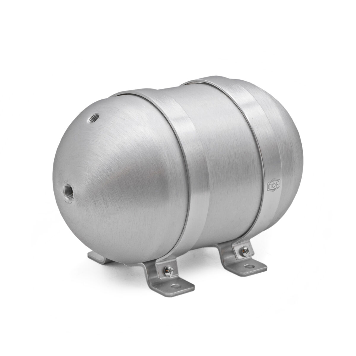 1.0 Gallon MOA Seamless Aluminium Stubby Air Tank (5x NPT Ports, 200 PSI Rated)