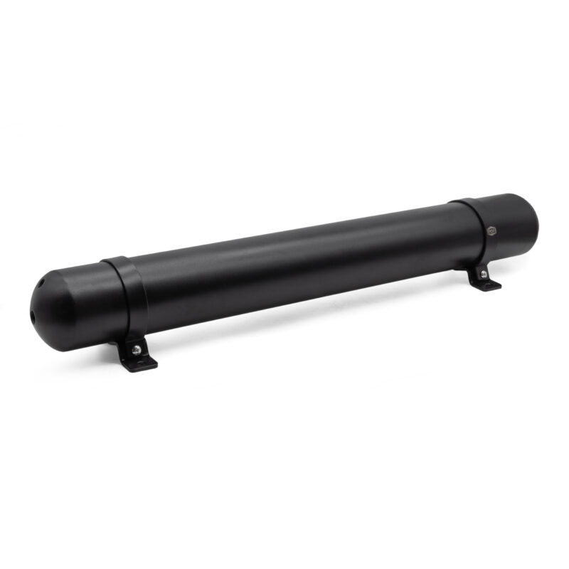 1.5 Gallon MOA Seamless Aluminium Skinny Satin Black Air Tank (5x NPT Ports, 200 PSI Rated)