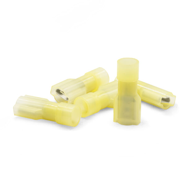 Insulated Terminals, 1/4" F / 12 Gauge (5 pc. Pack)