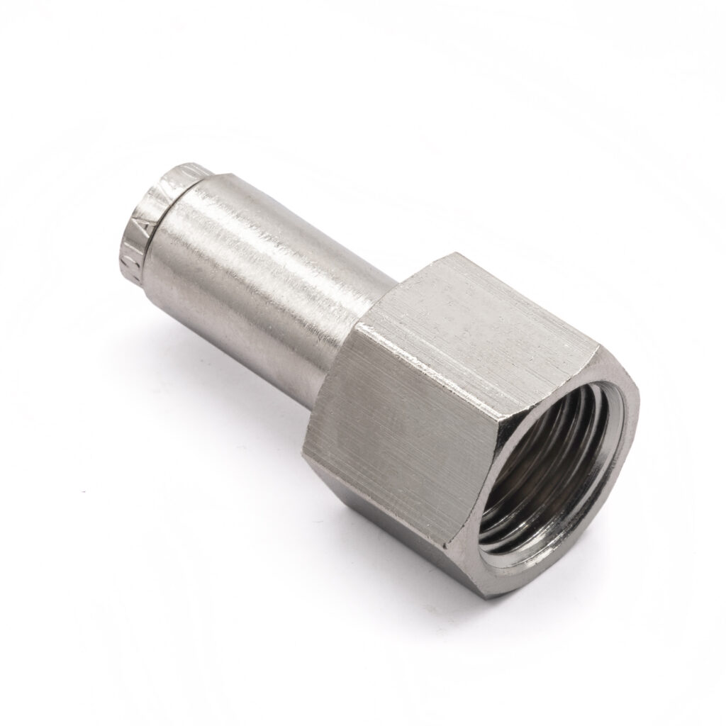 3/8" NPT(F) to 1/4" Airline Straight fitting DOT Approved