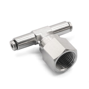 3/8" NPT(F) 1/8" to 1/8" Swivel T-Fitting Fitting DOT Approved