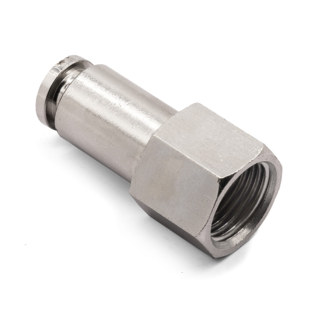 3/8" NPT(F) to 3/8" Airline Straight fitting DOT Approved