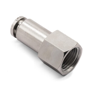 3/8" NPT(F) to 3/8" Airline Straight Fitting Fitting DOT Approved