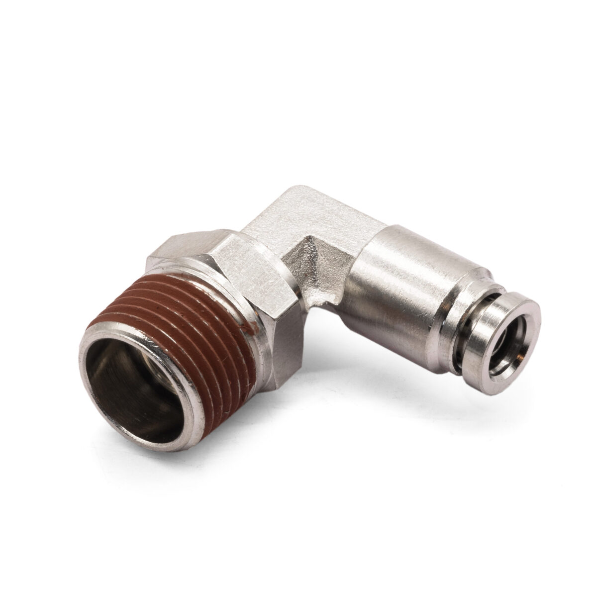 3/8" NPT(M) to 1/4" Airline 90 Degree Swivel Elbow Fitting Fitting DOT Approved