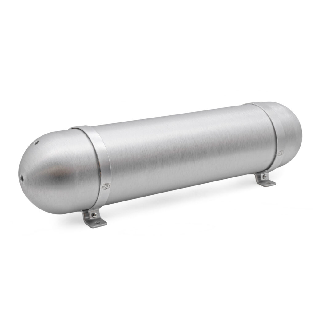 4 Gallon MOA Seamless Aluminium Air Tank (5x NPT Ports, 200 PSI Rated)