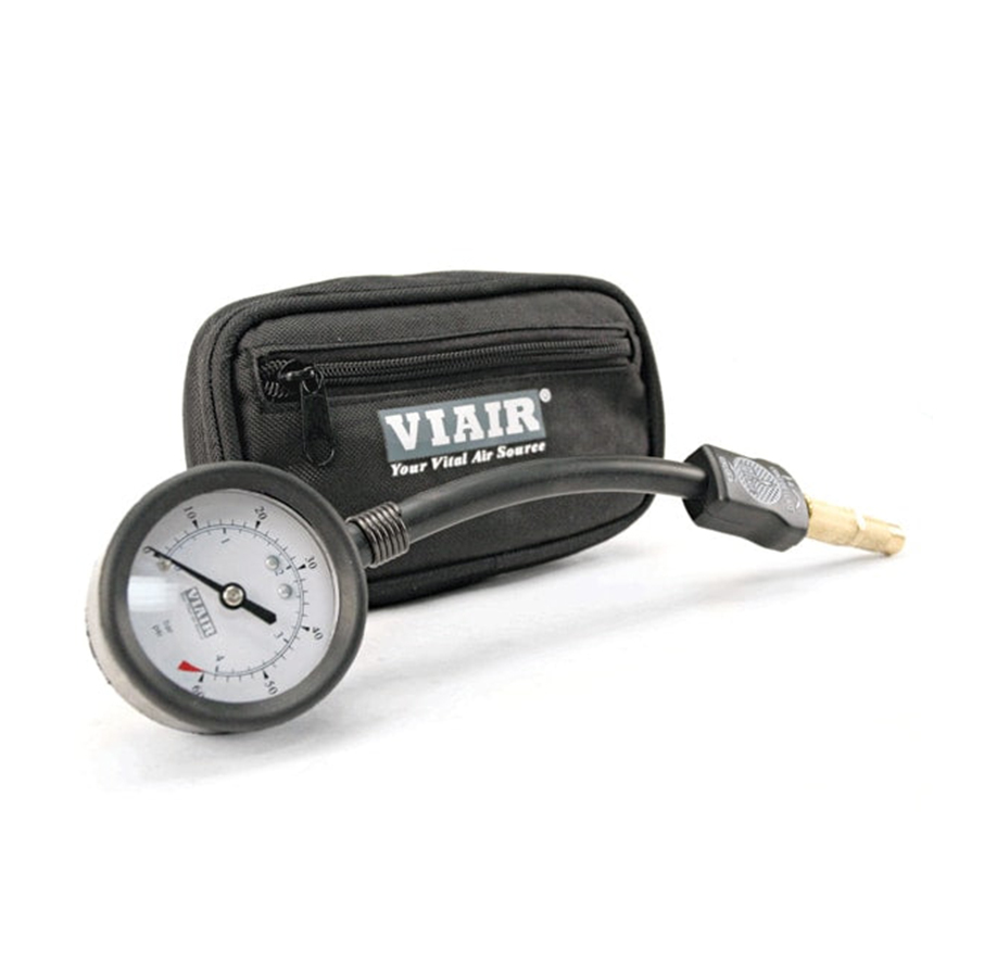 3-in-1 Air Down Gauge (0 to 60 PSI, with Heavy Duty Press-On Chuck and Storage Pouch)