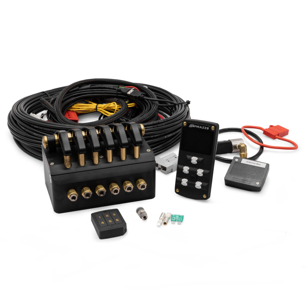 Prazis P4W 4 Way Digital Full Air Management System, Black