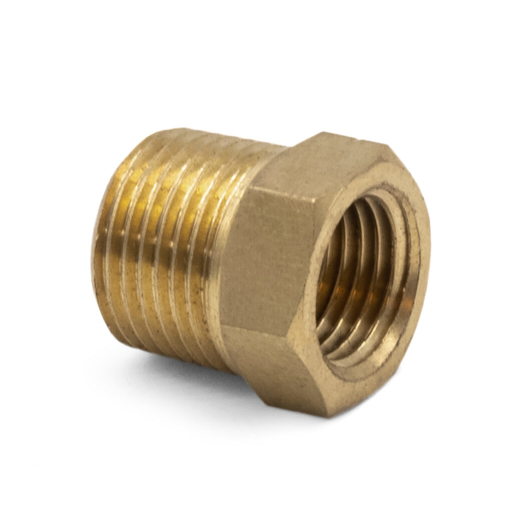 3/8" NPT Male to 1/4" NPT Female Reducer Fitting