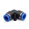 3/8" to 3/8" Union Push Lock PTC 90 Degree Fitting