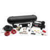 4 Way Air Ride Management System 444C Black Compressor 3 Gallon Black Seamless Tank