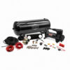 4 Way Air Ride Management System 485C Black Compressor 5 Gallon Steel Tank