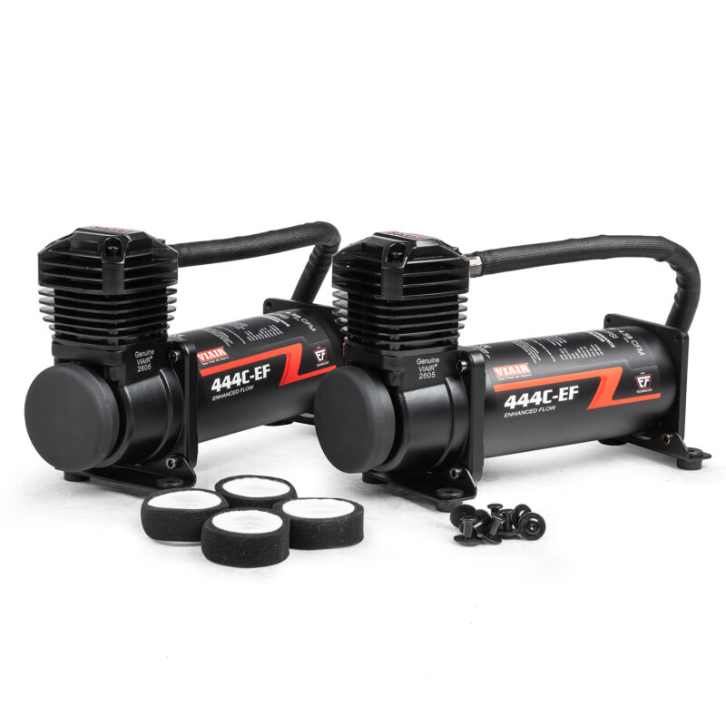 Viair 444C EF Enhanced Flow Dual Value Pack 200 PSI / 4.59 CFM - Black