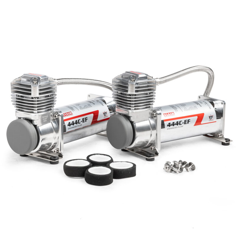 Viair 444C EF Enhanced Flow Dual Value Pack 200 PSI / 4.59 CFM - Chrome