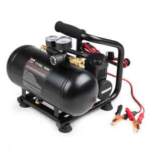 Viair 200 PSI Plug-N-Play On Demand Portable Compressor / Tank with Battery Clamps